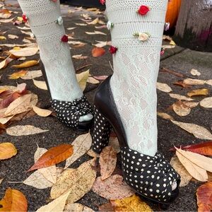 Vintage y2k Betsey Johnson Polka Dot Heels